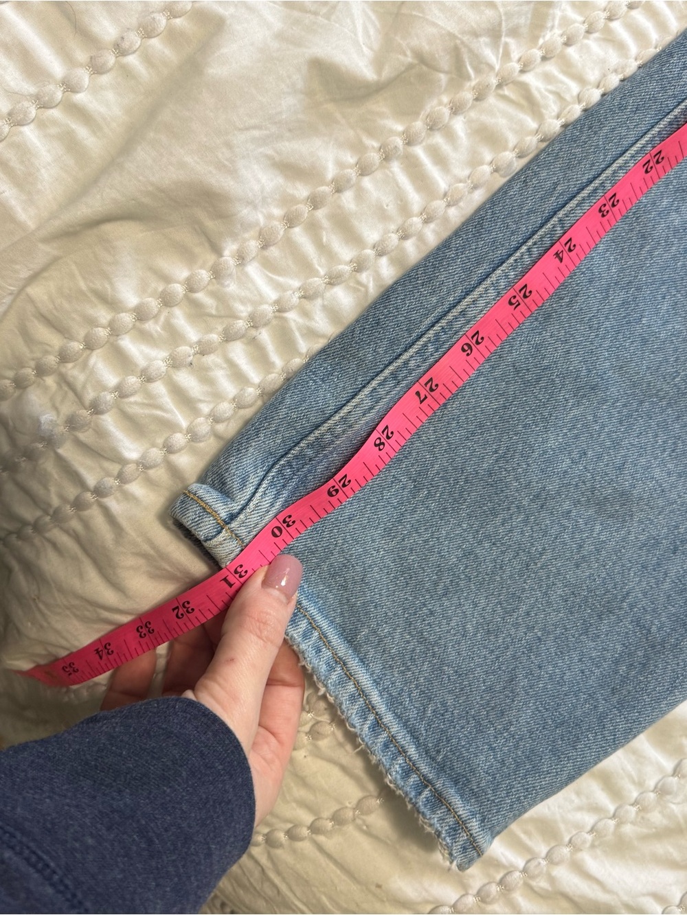 Abercrombie & Fitch The ’90s Straight Ultra High Rise Jeans size 8 Regular - Picture 7 of 8